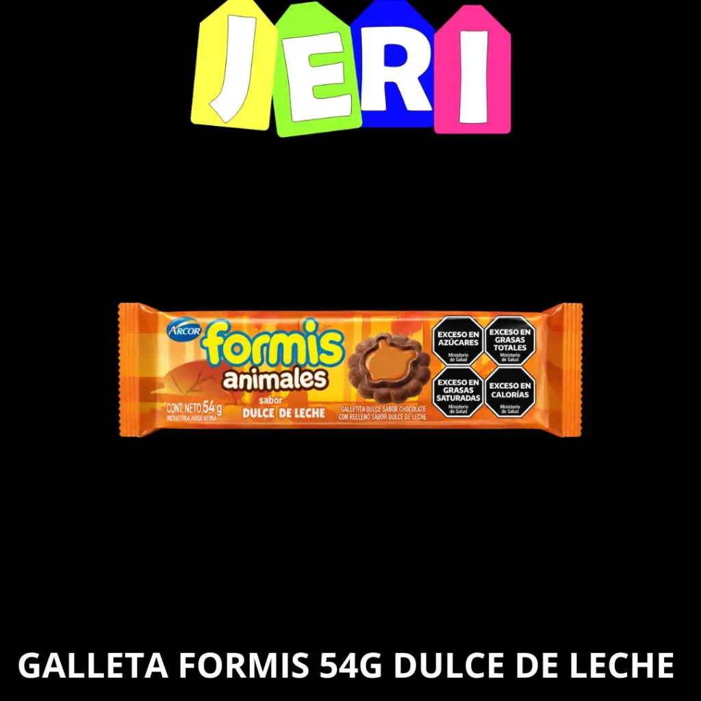 GALLETA FORMIS 54G DULCE DE LECHE