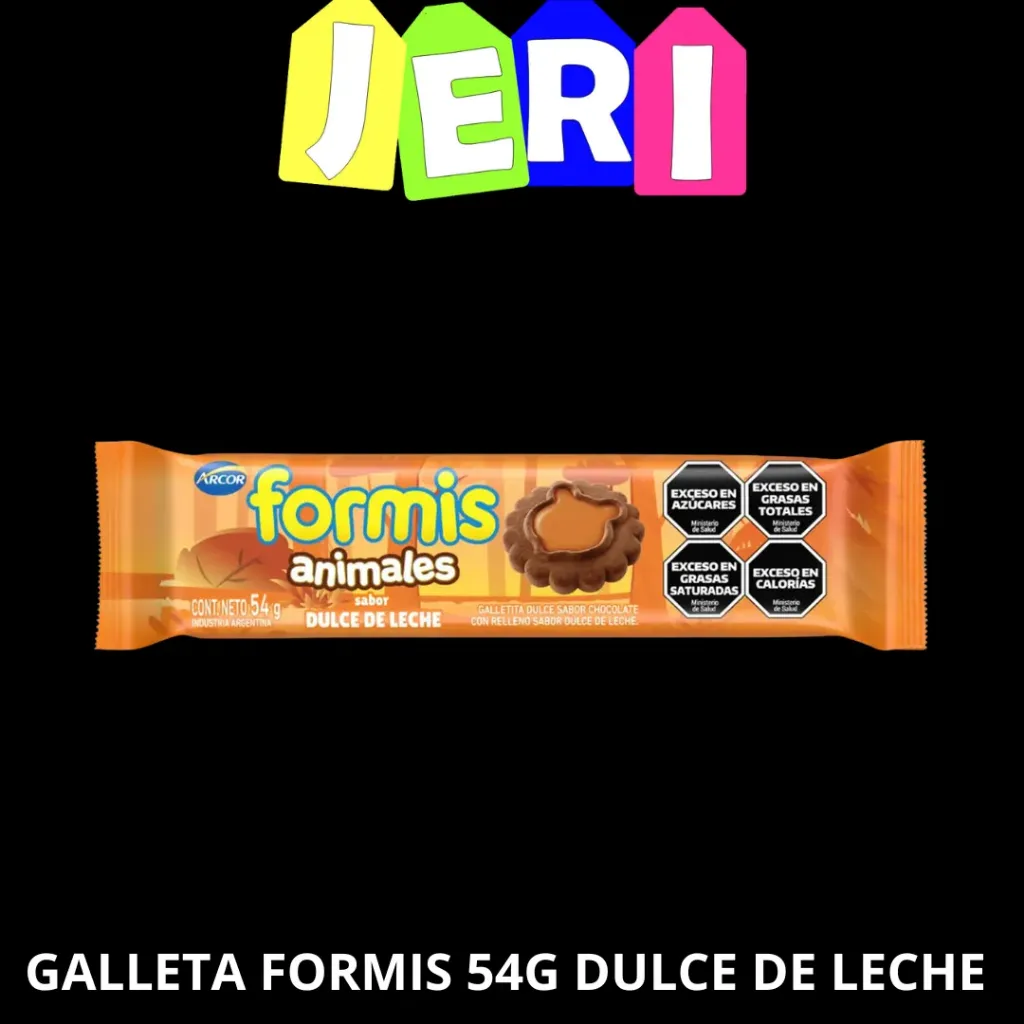 GALLETA FORMIS 54G DULCE DE LECHE