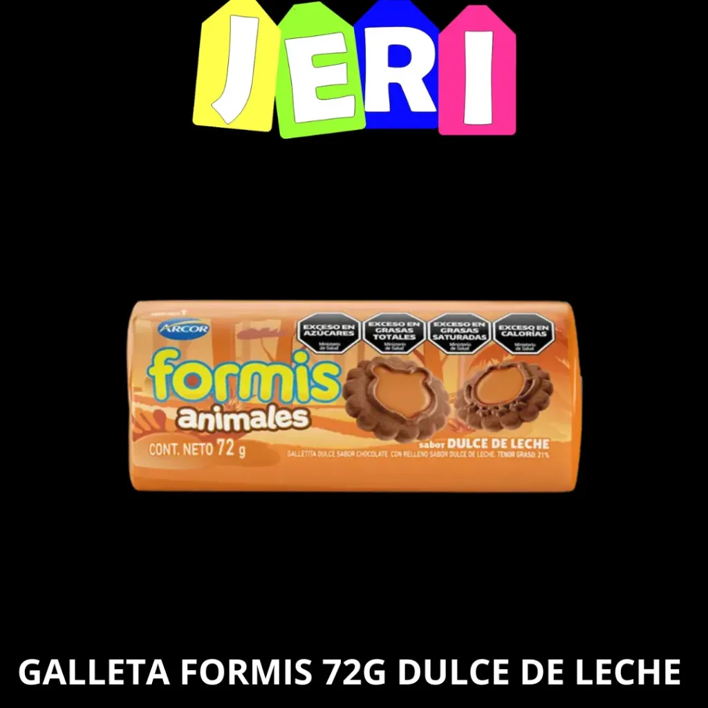 GALLETA FORMIS 72G DULCE DE LECHE
