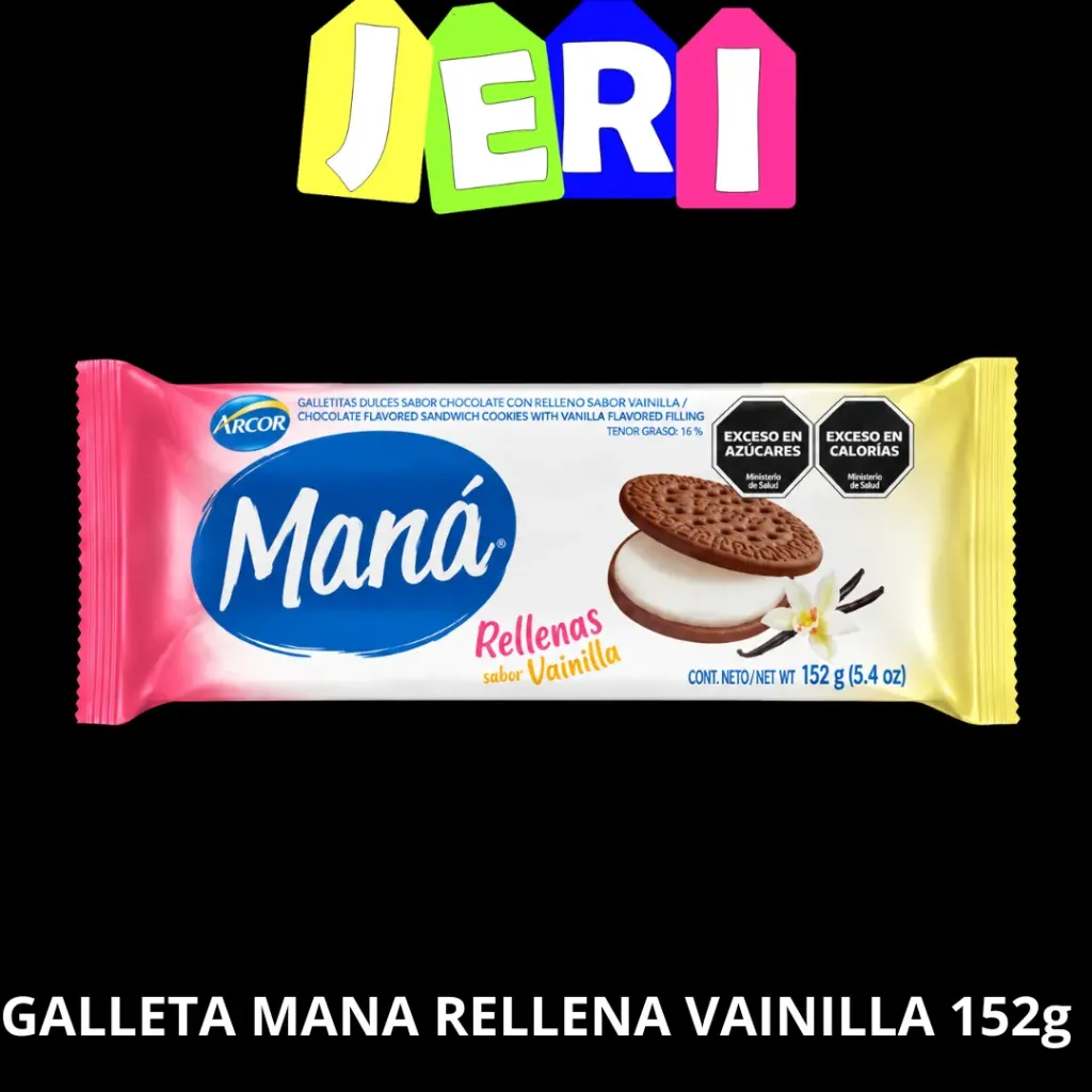 GALLETA MANA RELLENA VAINILLA 152g