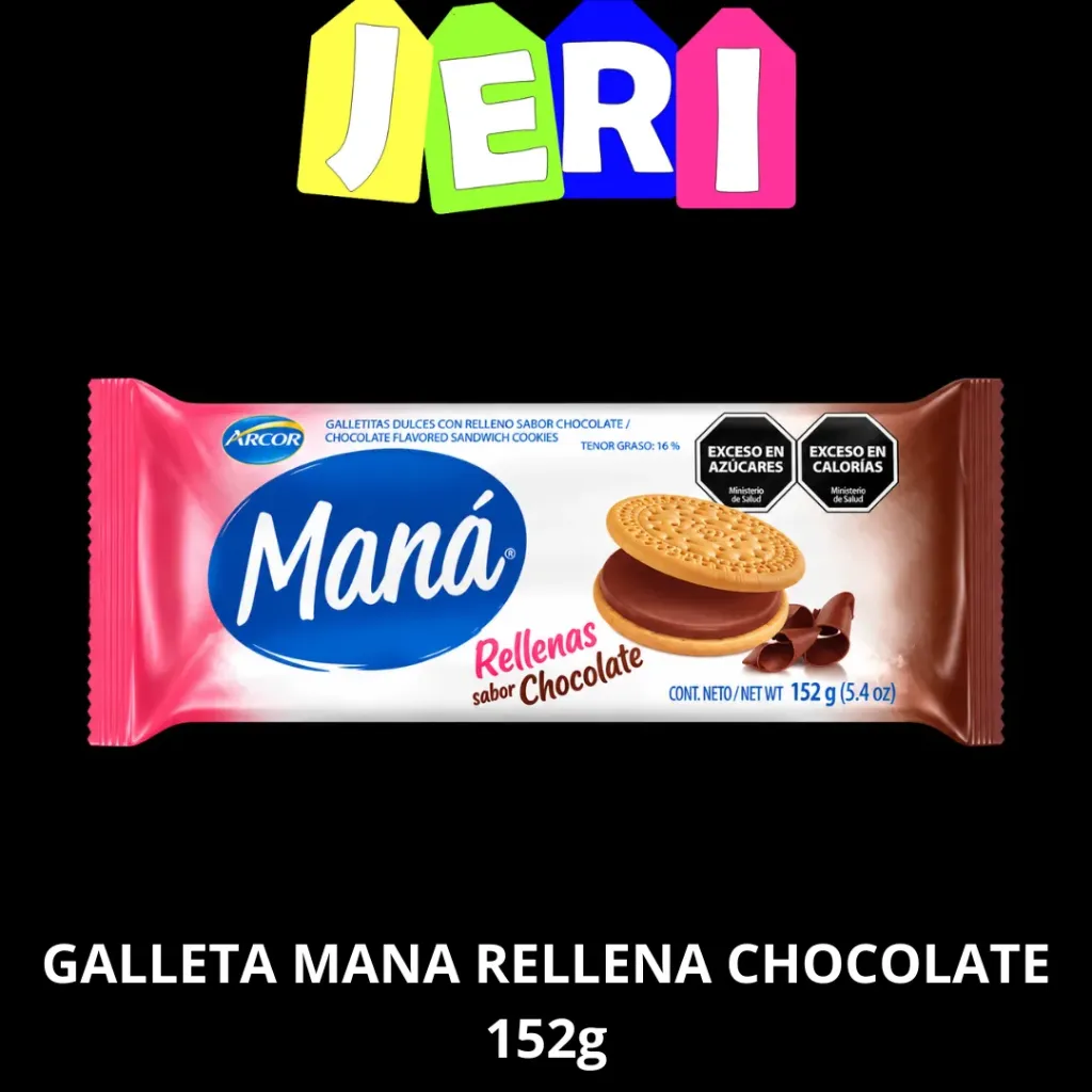 GALLETA MANA RELLENA CHOCOLATE 152g