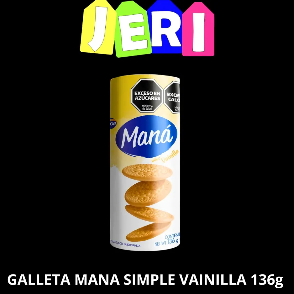 GALLETA MANA SIMPLE VAINILLA 136g