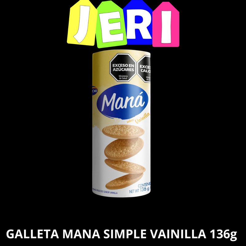 GALLETA MANA SIMPLE VAINILLA 136g