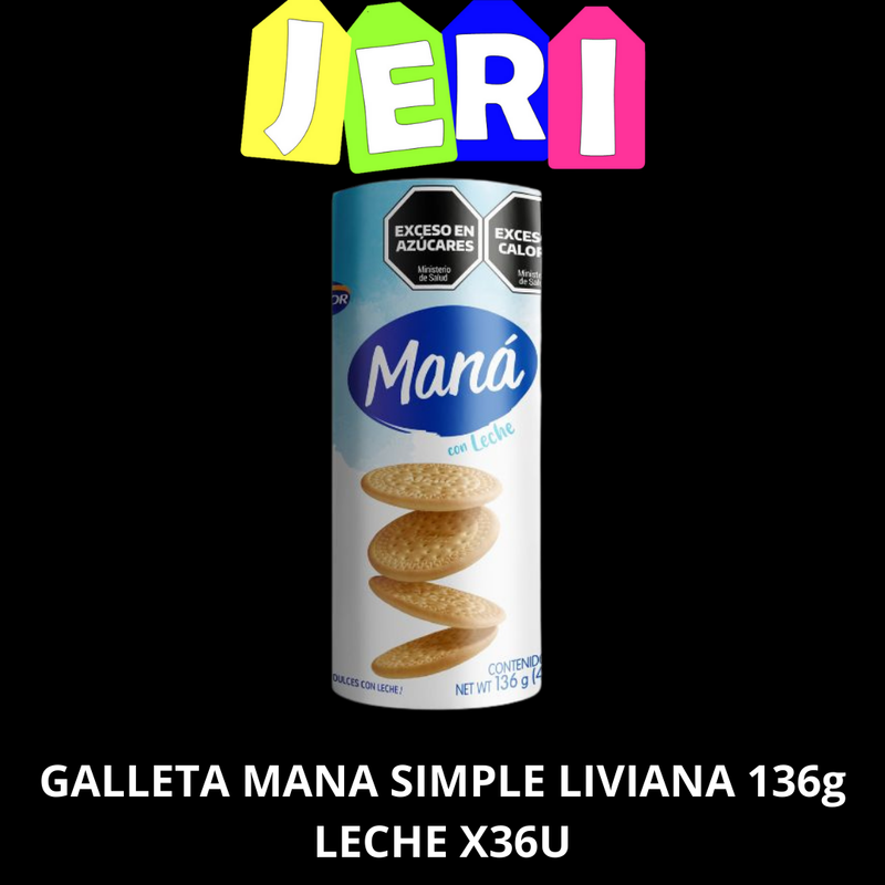 GALLETA MANA SIMPLE LIVIANA 136g LECHE X36U