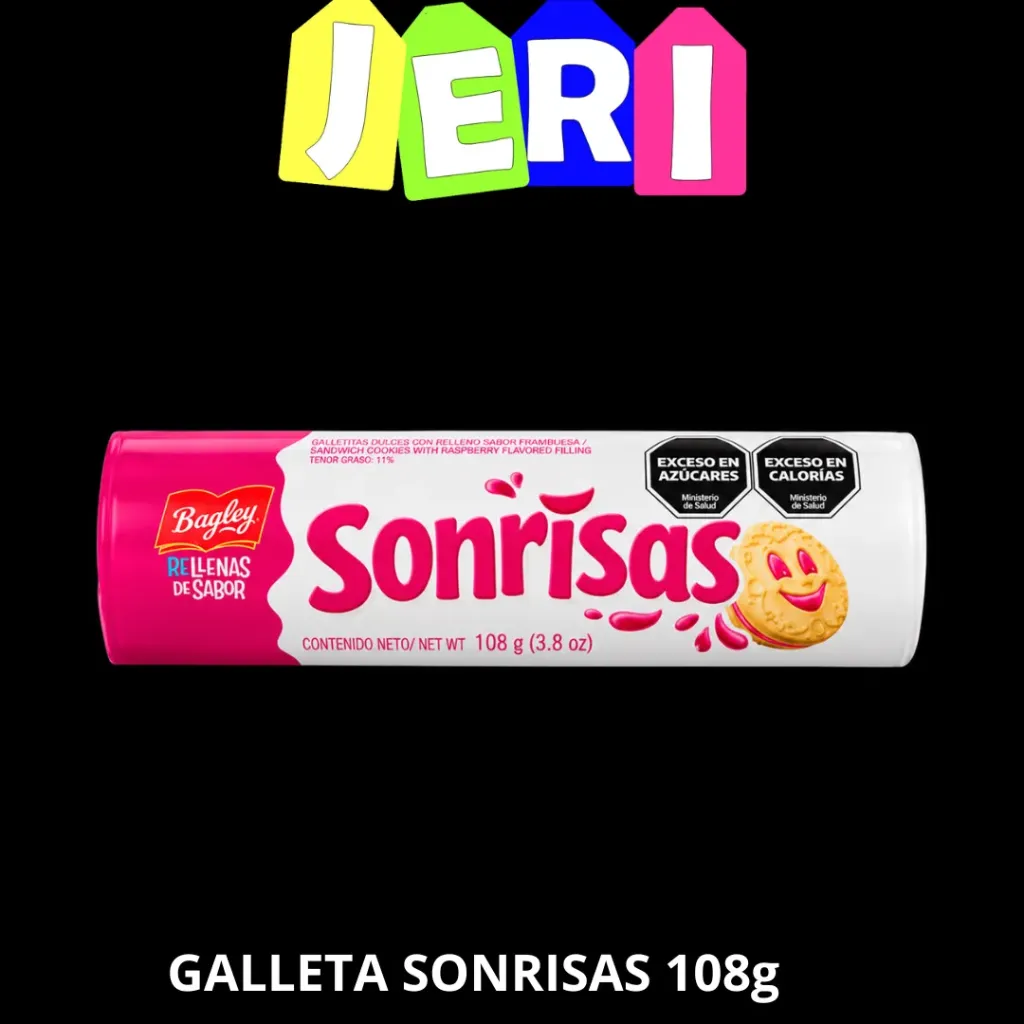 GALLETA SONRISAS 108g