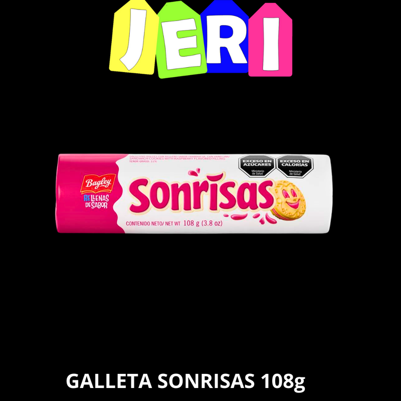 GALLETA SONRISAS 108g