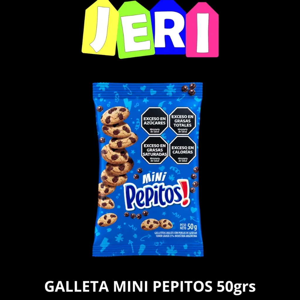GALLETA MINI PEPITOS 50grs