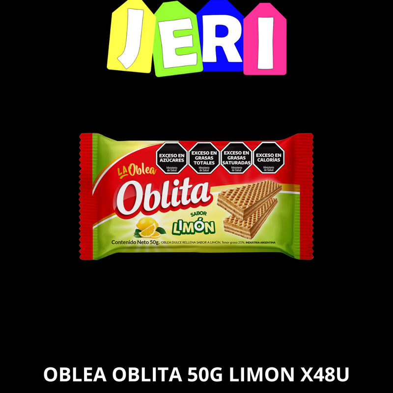 OBLEA OBLITA 50G LIMON X48U