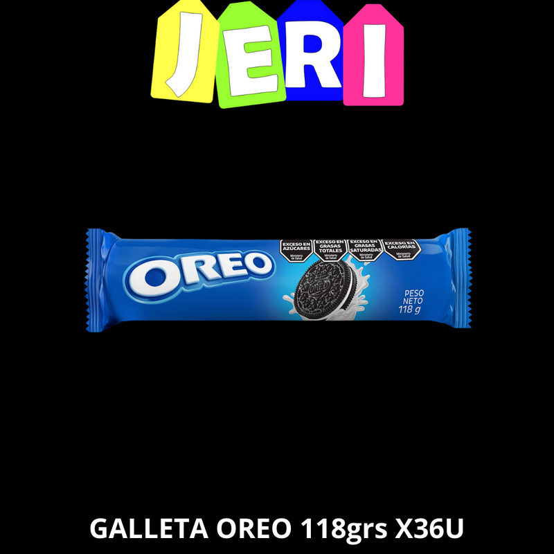 GALLETA OREO 118GRS X36U