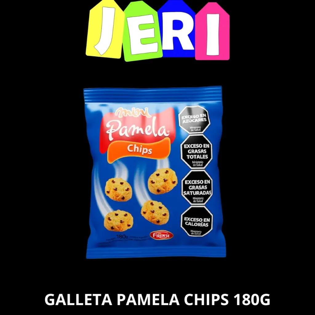 GALLETA PAMELA CHIPS 180G
