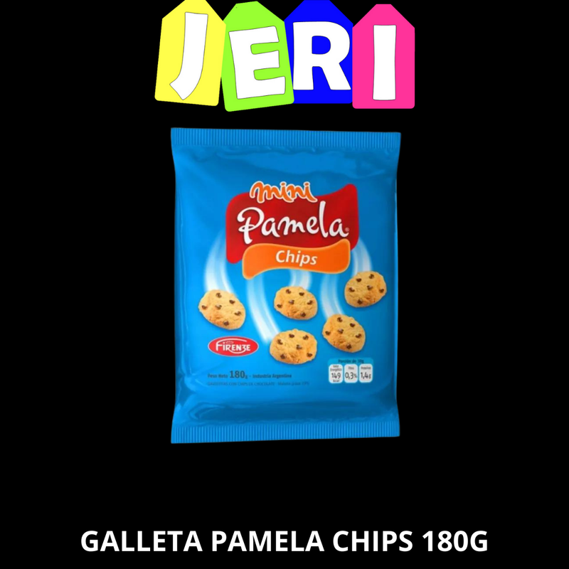 GALLETA PAMELA CHIPS 180G