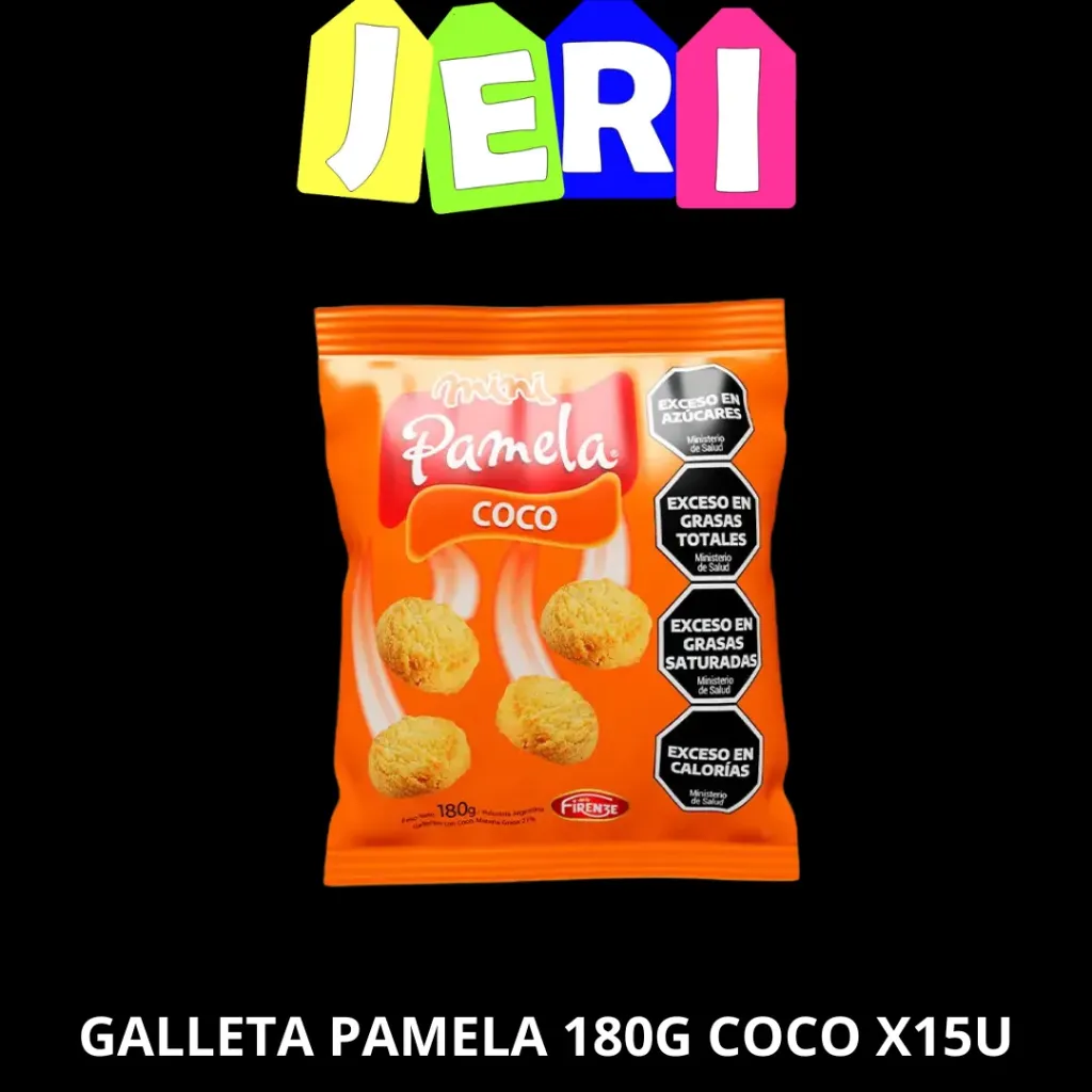 GALLETA PAMELA 180G COCO X15U