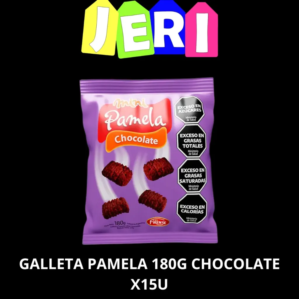 GALLETA PAMELA 180G CHOCOLATE X15U
