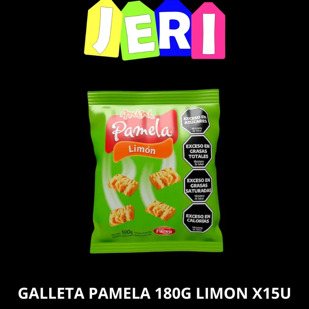 GALLETA PAMELA 180G LIMON X15U