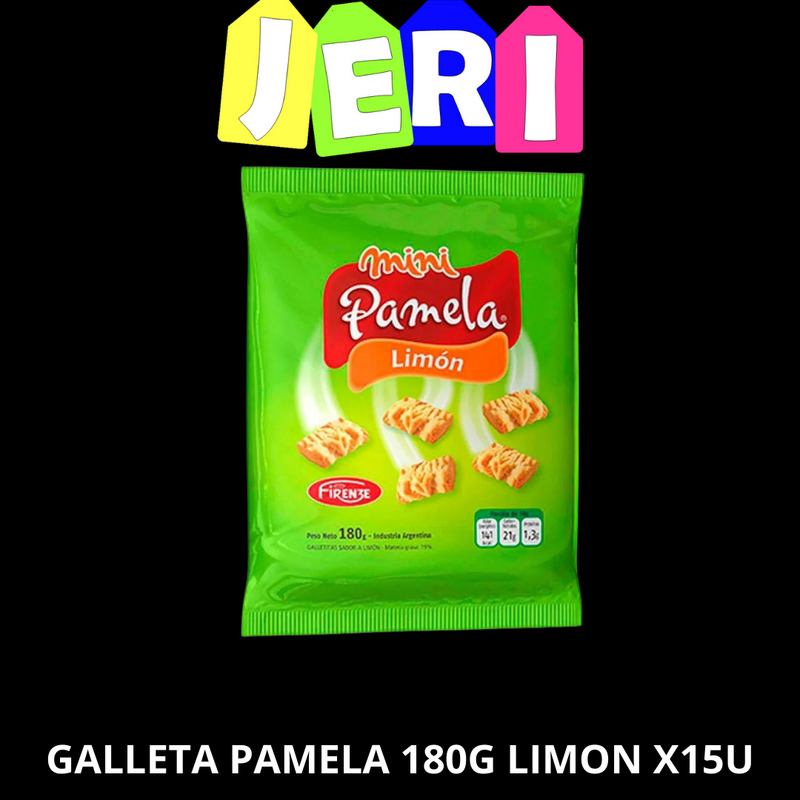 GALLETA PAMELA 180G LIMON X15U