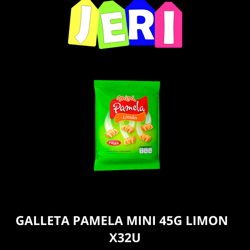 GALLETA PAMELA MINI 45G LIMON X32U