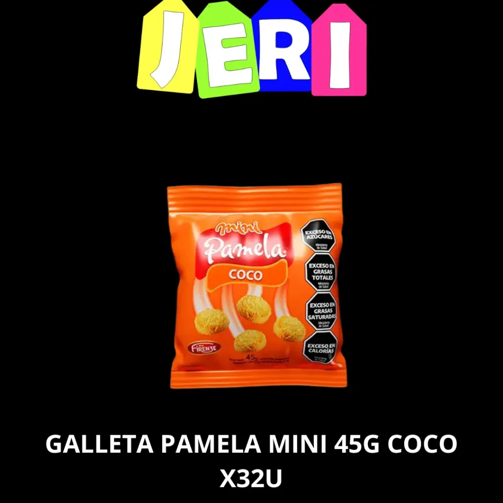 GALLETA PAMELA MINI 45G COCO X32U