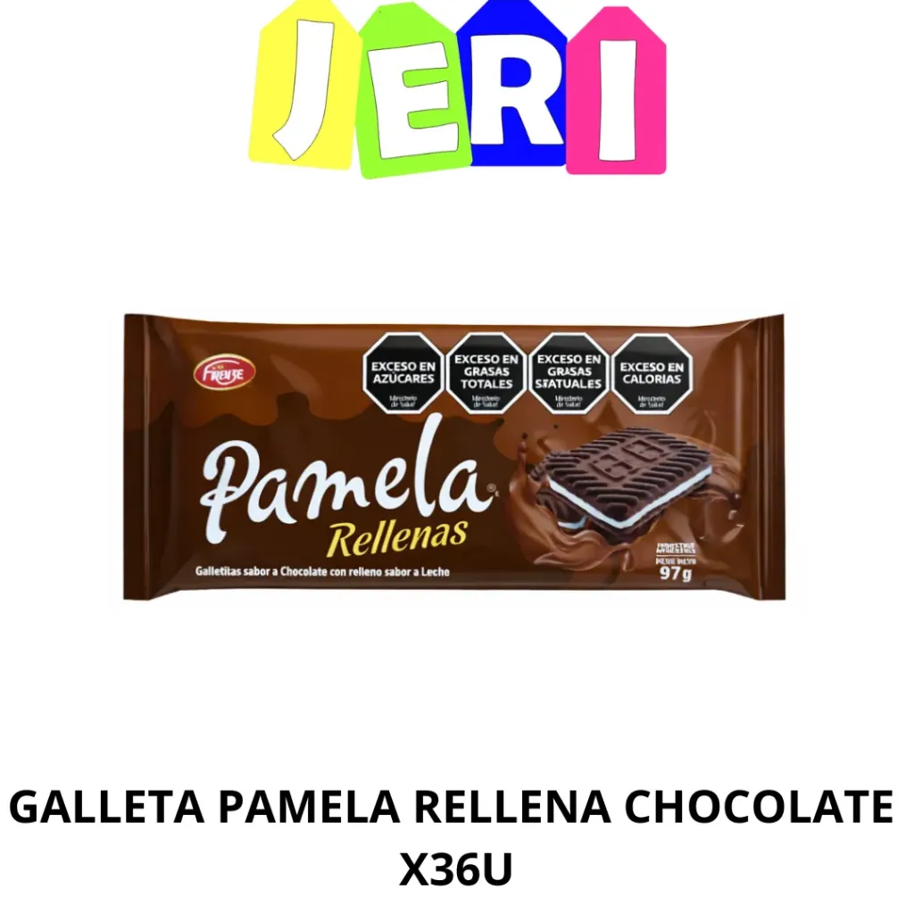 GALLETA PAMELA RELLENA CHOCOLATE X36U