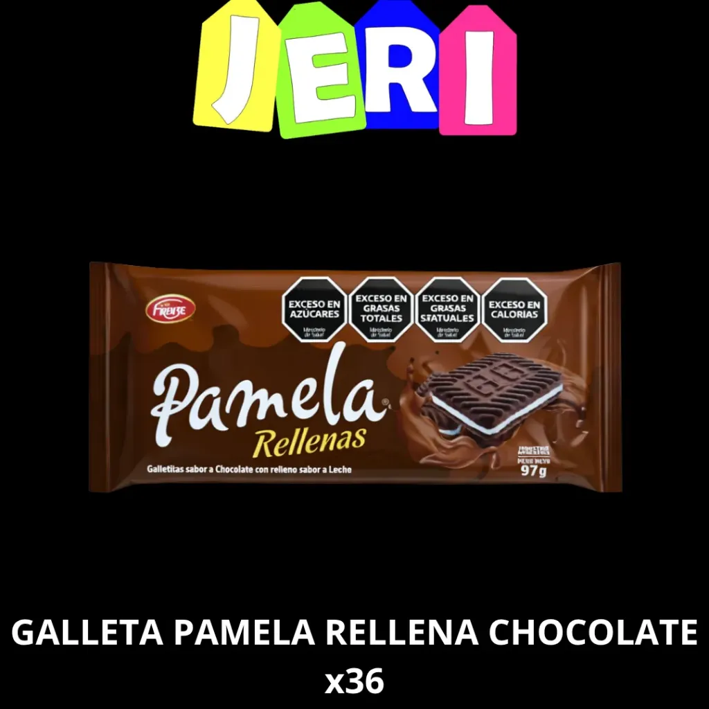 GALLETA PAMELA RELLENA CHOCOLATE X36U