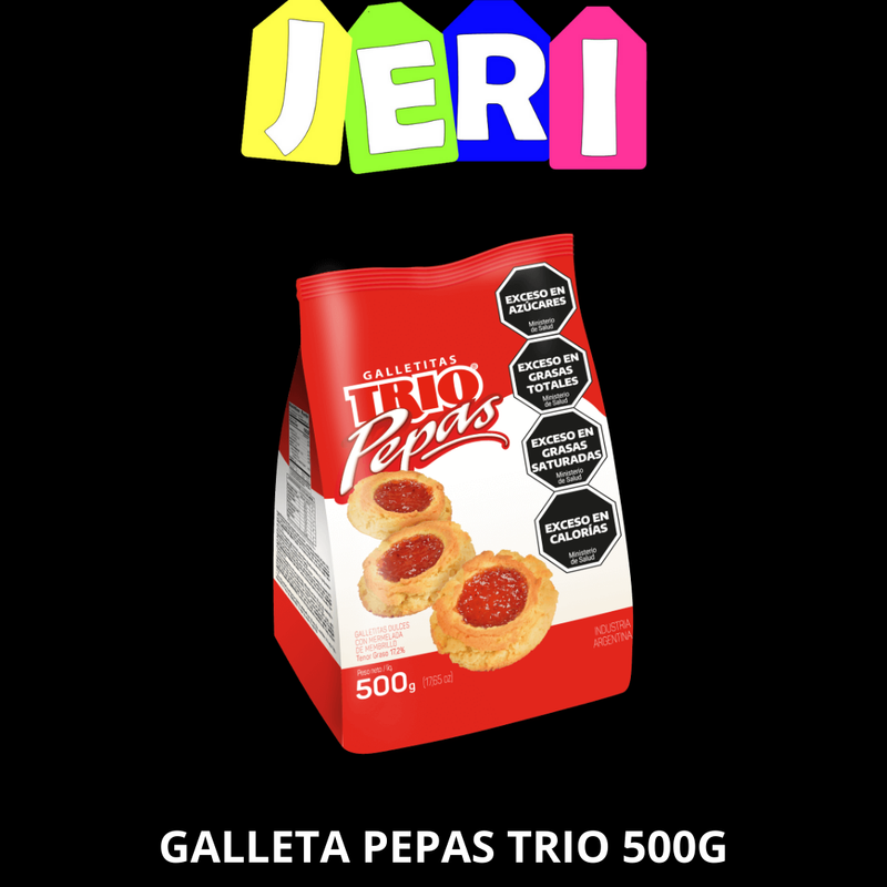 GALLETA PEPAS TRIO 500G