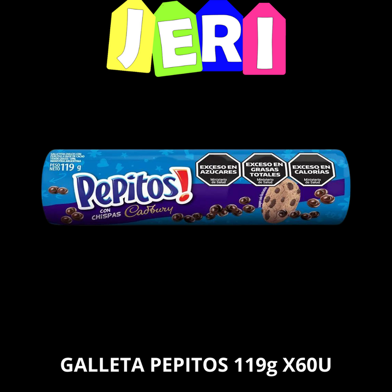 GALLETA PEPITOS 119g X60U
