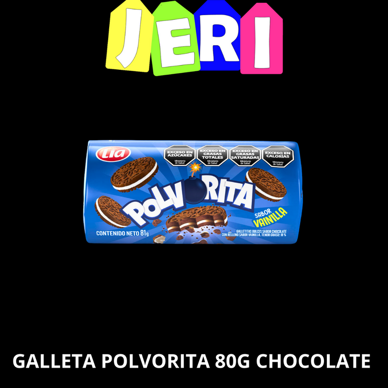 GALLETA POLVORITA 80G CHOCOLATE
