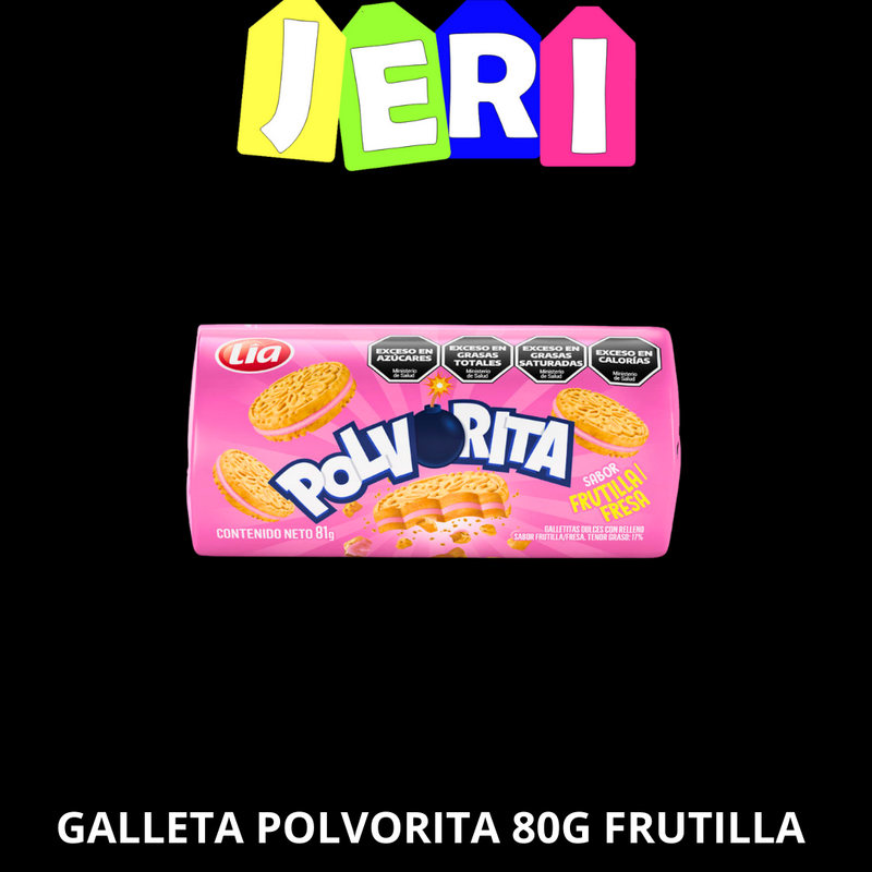 GALLETA POLVORITA 80G FRUTILLA