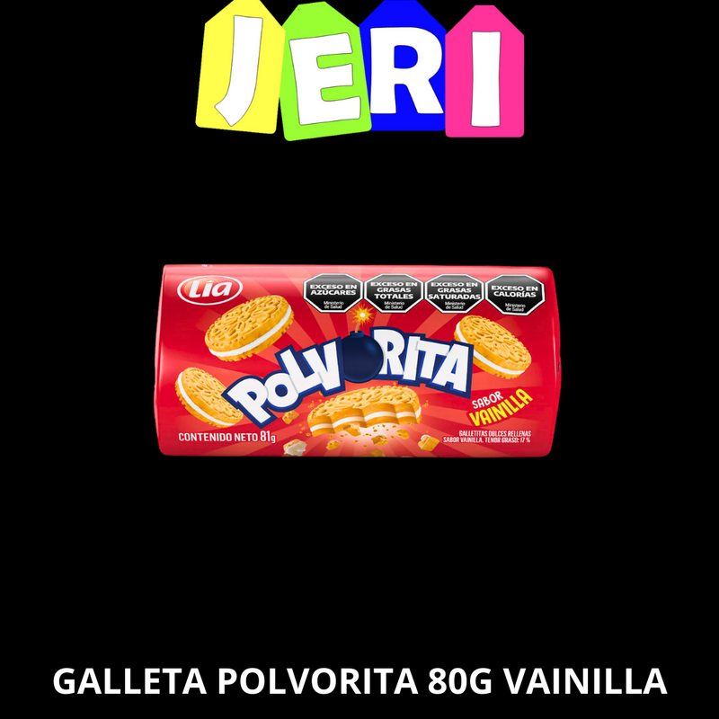 GALLETA POLVORITA 80G VAINILLA