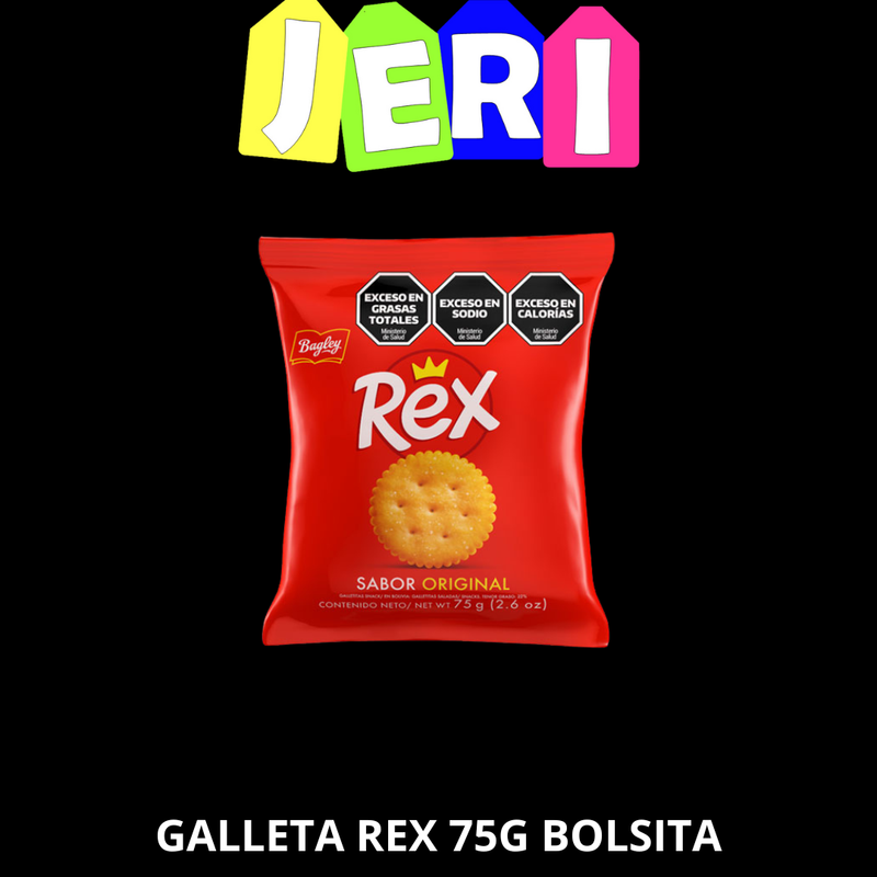 GALLETA REX 75G BOLSITA