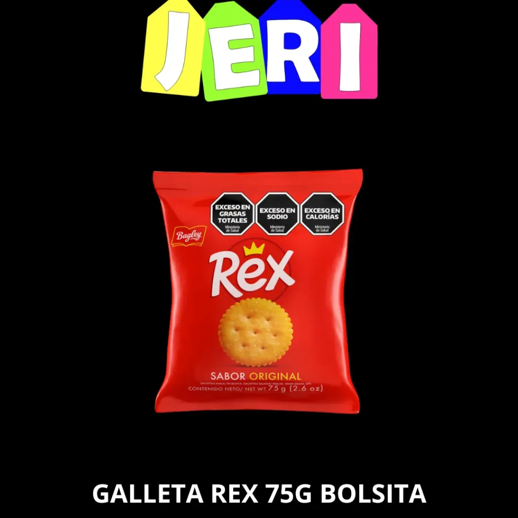 GALLETA REX 75G BOLSITA