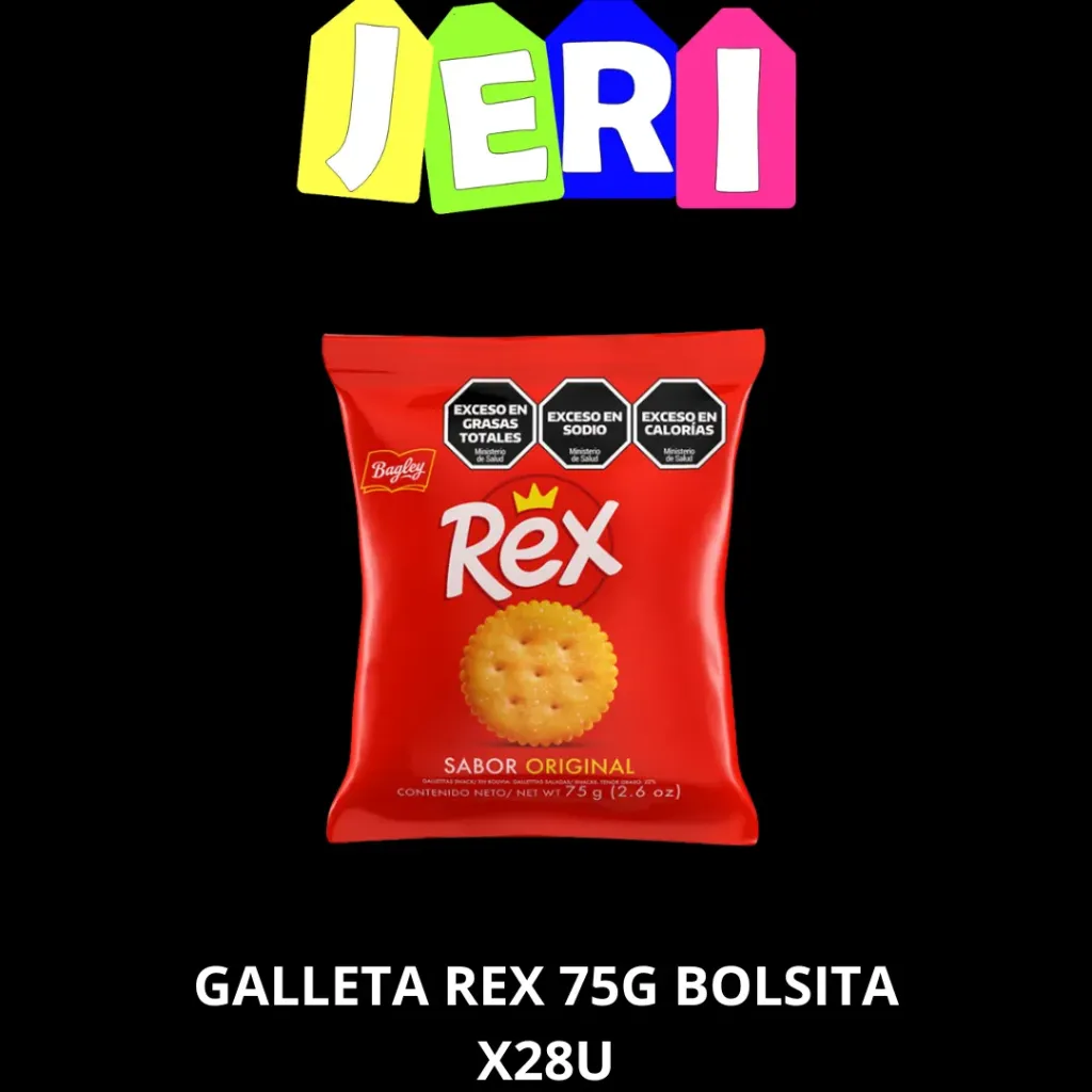 GALLETA REX 75G BOLSITA X32U
