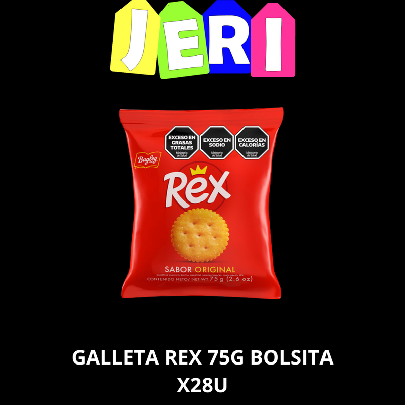GALLETA REX 75G BOLSITA X32U