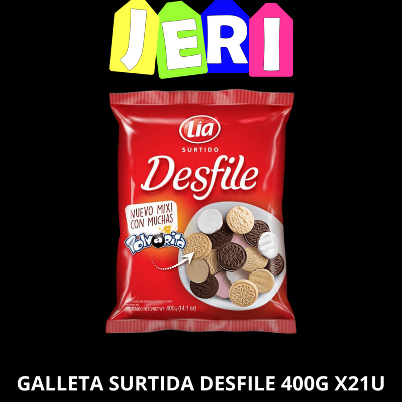 GALLETA SURTIDA DESFILE 400G X21U