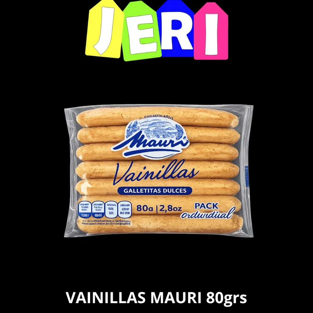VAINILLAS MAURI 80grs