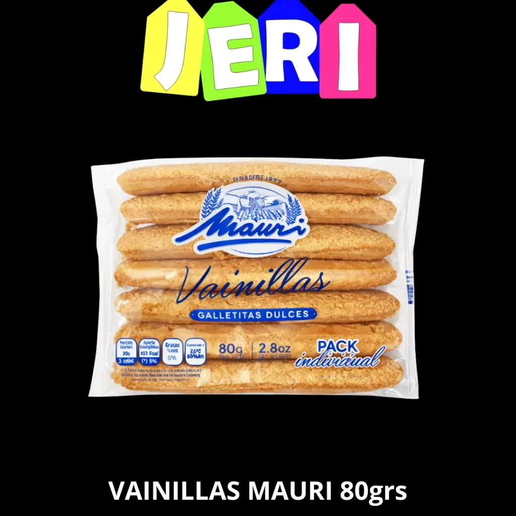 VAINILLAS MAURI 80grs