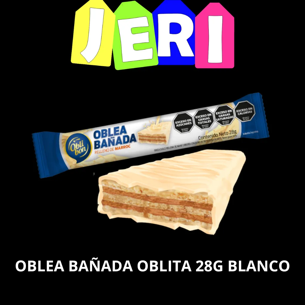 OBLEA BAÑADA OBLITA 28G BLANCO