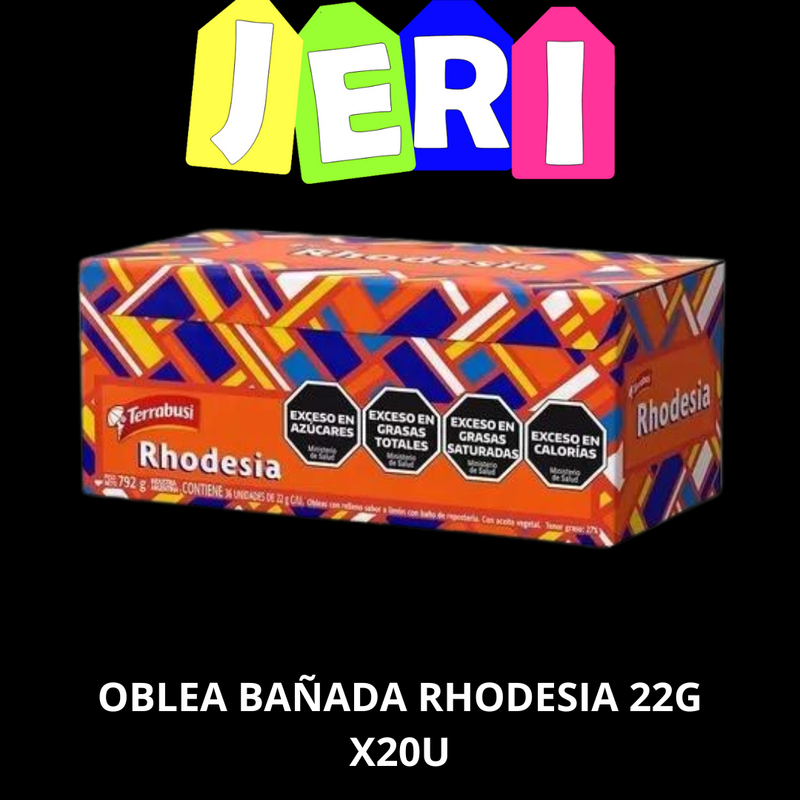 OBLEA BAÑADA RHODESIA 22G X36U