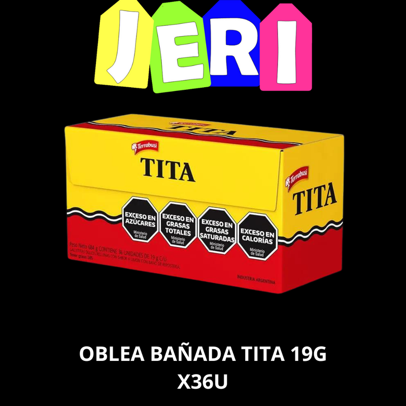 OBLEA BAÑADA TITA 19G X36U
