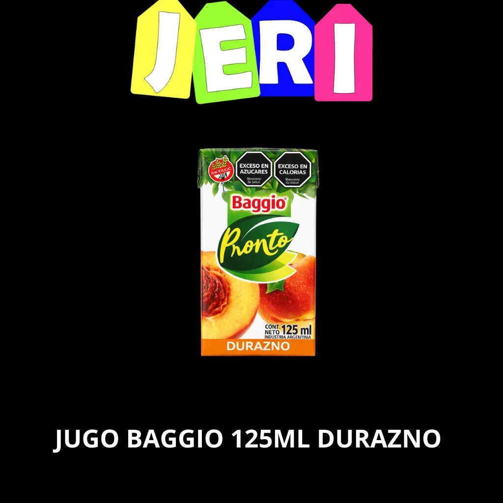 JUGO BAGGIO 125ML DURAZNO