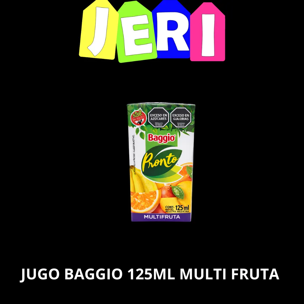 JUGO BAGGIO 125ML MULTIFRUTA