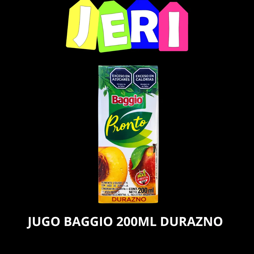 JUGO BAGGIO 200ML DURAZNO
