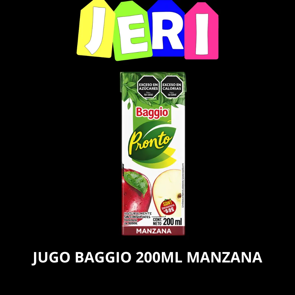 JUGO BAGGIO 200ML MANZANA