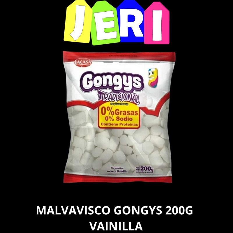 MALVAVISCOS GONGYS 200G VAINILLA