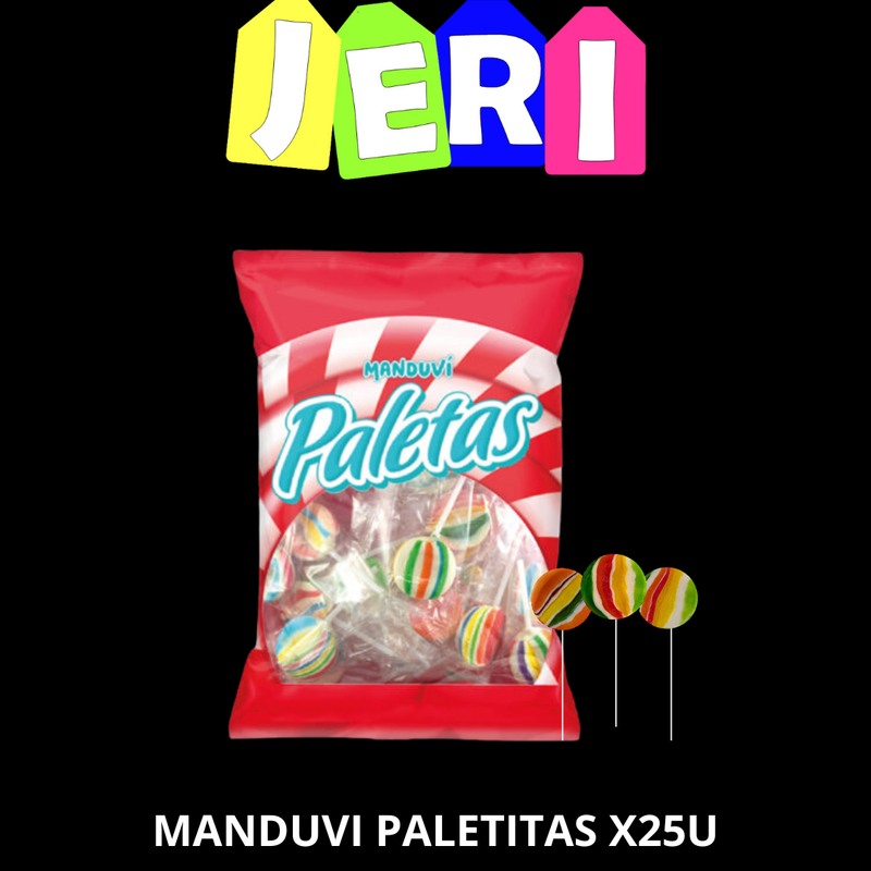 MANDUVI PALETITAS X25U