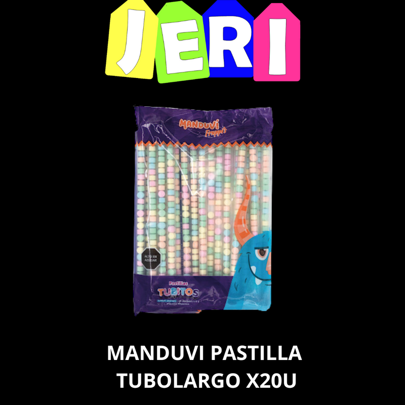 MANDUVI PASTILLA TUBO LARGO X20U