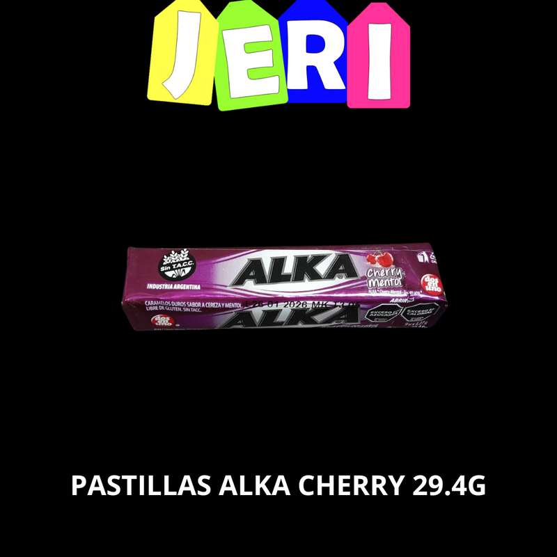PASTILLAS ALKA CHERRY 29.4G
