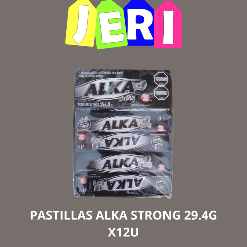 PASTILLAS ALKA STRONG 29.4G X12U