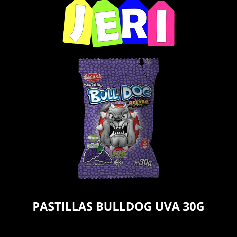 PASTILLAS BULLDOG UVA 30G