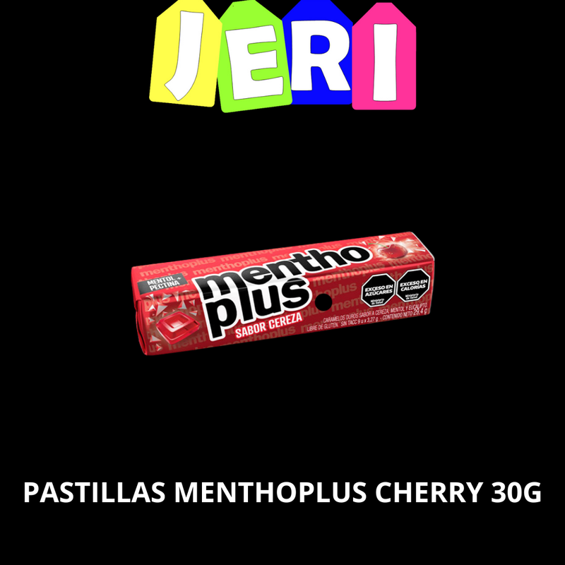 PASTILLAS MENTHOPLUS CHERRY 30G
