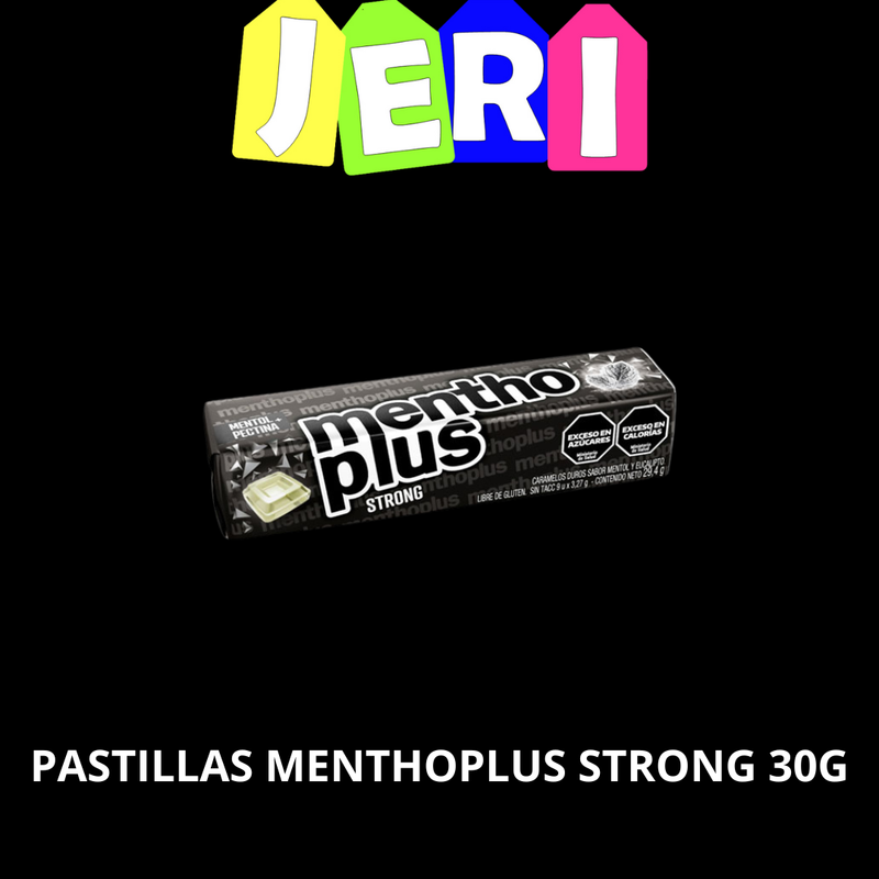 PASTILLAS MENTHOPLUS STRONG 30G